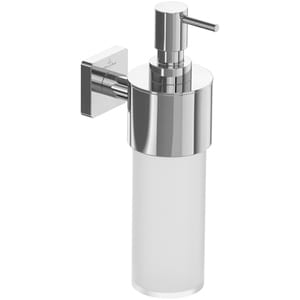 Дозатор подвесной Villeroy & Boch ELEMENTS STRIKING 230 мл, хром/стекло матовое TVA15200700061