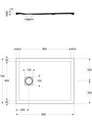 ������� ������ Alice KATAI 900�700�30 �������������, �������� ������, ����� ���. MPDKA9070