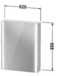 �������-���� Duravit XViu 620�800�156 � ����������, ����� �����, ������,�������, ������� XV7131LB1