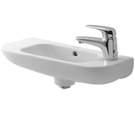 Рукомойник DURAVIT D-CODE 500х220х135 отверстие под смеситель справа, перелив 07065000082