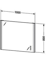 ������� Duravit XSquare 1000x800�33 2 ������ ���������, ������, ��������, ��������� ������ XS701300000