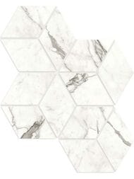 ������� Atlas Concorde Marvel Shine Statuario Supremo Mosaico Esagono Lapp (305�352) A42X (��.�.)