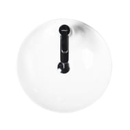 Раковина накладная BelBagno (450х450х140) круглая, с отверстием под смеситель, белая BB1306