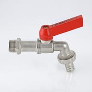 Кран VALTEC водоразборный 1/2"Н шаровый со штуцером 14мм VT.051.N.04