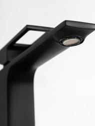 Смеситель на раковину BelBagno LUCE LUC-LMC-NERO-W0 высокий, однозахватный, без д/к, черный матовы — изображение 5
