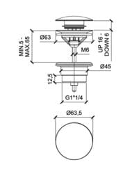������ ������ Almar �������������, Click-Clack, ���� 1" 1/4, ��������� �����, ���  E094000.GM