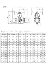 ���� ������� 1/2"�� VALTEC ���� ������� ������� VT.419.N.05