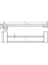   Hansgrohe AddStoris 41743670  , 648 , :  