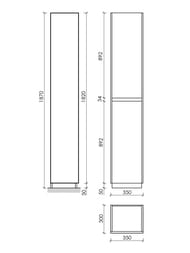 ����-����� SANCOS Libra Floor (350x300x1870) ���������, ��� ������, ��� �������� PLB35FEG
