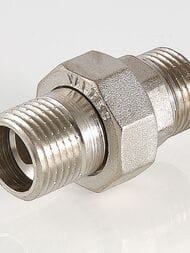Американка VALTEC 1" НН латунь никелированная VTr.728.N.0006