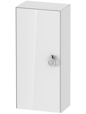 Шкафчик Duravit White Tulip 880х400х240 подвесной, 1 дверца, 2 полки, левый, белый гл. WT1323L8585