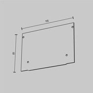 �������� ������������ Maytoni Technical (��������) ALM013EC-PL-W ����� - 2��.+ 8 ��������� ��� �������, �����