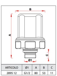   FAR 1/2" , max 50, FA 2895 12