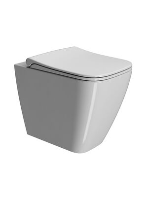 Унитаз приставной GSI KUBE X (520х350х420) безободковый, система смыва 