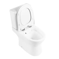 Унитаз-компакт BelBagno Steam 635х380х755 безобод.,с сиденьем,белый BB130T+BB130SC+BB130CPR