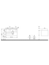 ����� ��� �������� Duravit Brioso (820�479�442) ���������, 1 ���� ������, ����� ������ BR401401022