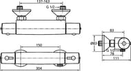 ��������� ��� ���� Ideal Standard CERATHERM 50 A6367AA ����������������,��� ������, ����