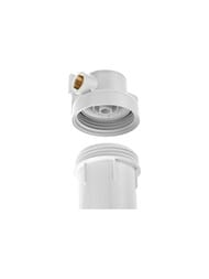 Корпус ГЕЙЗЕР Базис SL10 3/4" для холодной воды, белый пластик, латунные вставки, арт. 50777