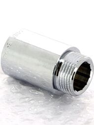 Удлинитель Tiemme 1"х40мм хром, арт. 1500393 (1530C0640)