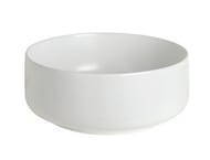 Раковина накладная ArtCeram Cognac 350х350х160 круглая, без перелива, белая COL004 01 34