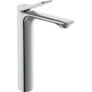 Смеситель для раковины Cersanit ODRA 63054 высокий однорычажный, донный клапан клик-клак, хром