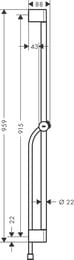 ������ ��� ���� Hansgrohe Unica Pulsify 90�� 24401000 ����