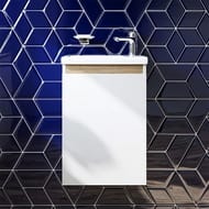 Тумба под раковину AM.PM X-Joy (450х620х250) подвесная, 1 дверца, белый глянец M85AFHX0451WG