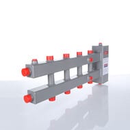 Гидроразделитель VALTEC с коллектором, 5 контуров, до 70 кВт, VTc.100.SH.070605