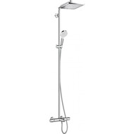 Душевая система Hansgrohe Crometta E 240 Showerpipe с термостатом д/ванны,верхний и руч.душ 27298000