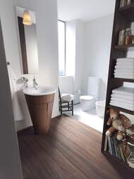 Умывальник Duravit Starck 1 580х580х165 с отверстием под смеситель 0406580000