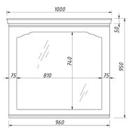 ������� Caprigo ������� 1000�950�41 ����: ������� (�����) 33931-085