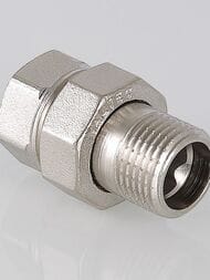 Американка VALTEC  1/2" НВ латунь никелированная VTr.341.N.0004