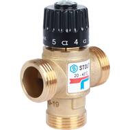 Термостатический смес. клапан STOUT для систем отопления и ГВС 1  НР 20-43°С KV 1,6 м3/ч