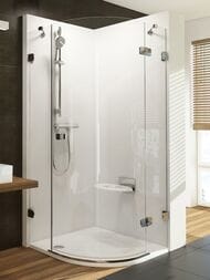 ������� ������ RAVAK BRILLIANT BSKK3-90R (895�895�1950) ��������� �����, ������, ����+Transparent