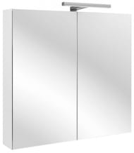Шкаф зеркальный Jacob Delafon EB1363-G1C (700х143х650) 2 дверцы, подсветка, белый
