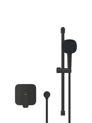 Душевая система Grohe Cubeo д/душа, без встр. части, штанга 470-620, руч. душ, чер. мат. 1053352430 — изображение 2
