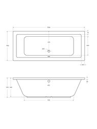 ����� ��������� CEZARES PLANE-170-70-45-W37 1700�700�450��, �������������, ����: �����