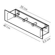 ����� FLOW Skyline Hook 400�92�90 ���������, � ��������, ����� Fl-sky-hook40-�