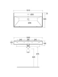 �������� ��������� KLUDI RESA 1010�500�120 �������, � ��� ��� ������, �/�,������-����� ��� 59WW101O2