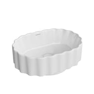 Раковина KERAMA MARAZZI AMAREMARE Artbasin Conchiglia накладная, 500х366х180, белая гл. CC.wb.50\WHT