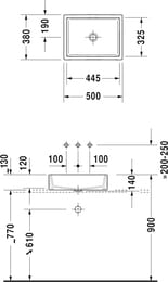  Duravit Vero Air 500380 ,    ,   2351500000