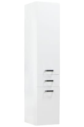 Шкаф-колонна AQUATON Америна 1A135203AM010 340x318x1520 подвесная, цвет: белый глянцевый