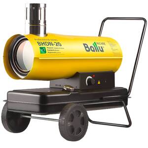 Тепловая пушка BALLU BHDN-20 (890х675х440) дизельная, непрямого нагрева, 20 кВт, 500 м3/ч