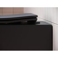 %Унитаз подвесной Ceramicanova Play 370х490х340 безободковый, сиденье, крепеж, черный CN3001MB