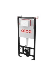 Инсталляция для унитаза ALCAPLAST AM101/1120 4 в 1 с бачком, с клавишей белый глянец M570