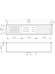������������ ����� Omoikiri DRY-02 GM (940�200�200) ����.�����, ��������� ����� 4999110