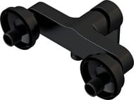 Смеситель для душа Cersanit BRASKO BLACK 63109 настенный, однорычажный, черный