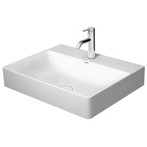 Умывальник Duravit DuraSquare 600х470 отверстие под смесители, без перелива 2353600041