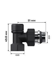 ����� ���������������� ������ Royal Thermo Design 1/2" �30�1,5, ������ RATVDO11212BL