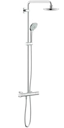 Душевая система Grohe Euphoria 27296001 термостат для душа, верхний/ручной душ, штанга
